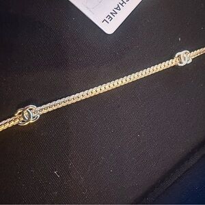 CHANEL Gold CC Belt/necklace w box/tag 80 cm